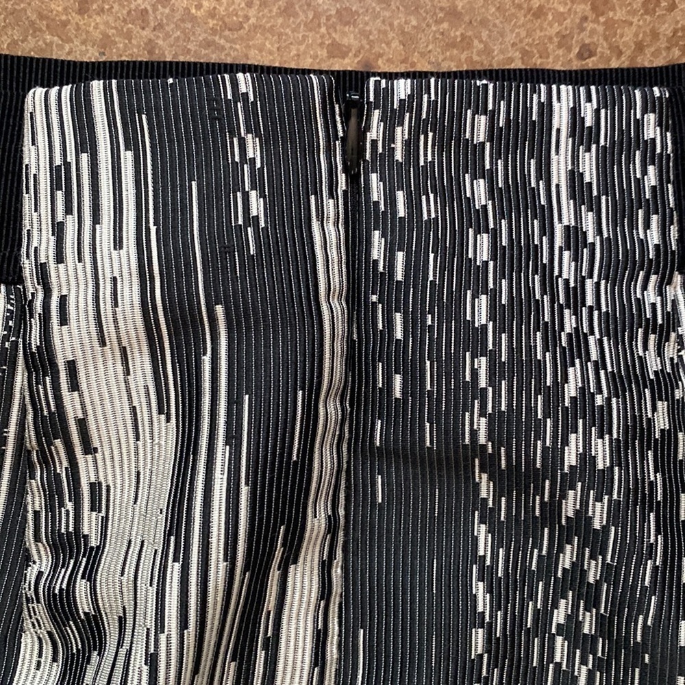 ANN‎ Taylor ribbed abstract tapestry lined mini skirt - Picture 6 of 7